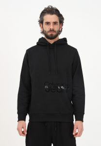 Calvin Klein Felpa con cappuccio e stampa logo nera J30J322532BEH