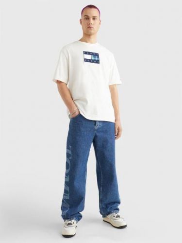 Tommy Hilfiger T-shirt oversize con motivo a quadri tartan DM0DM15651YBH
