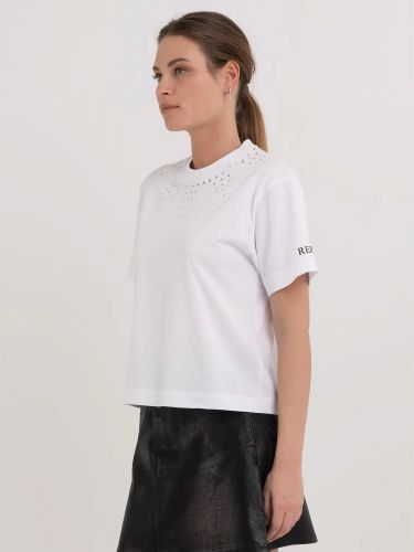 T-SHIRT BOXY FIT CON STRASS